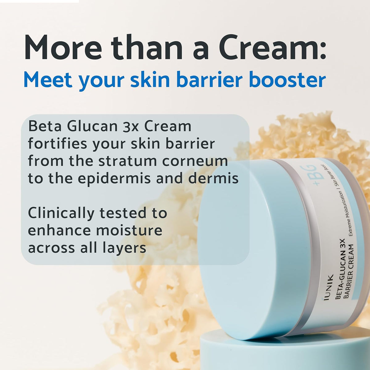 IUNIK Beta-Glucan 3X Barrier Cream-IUNIK Beta-Glucan 3X Barrier Cream