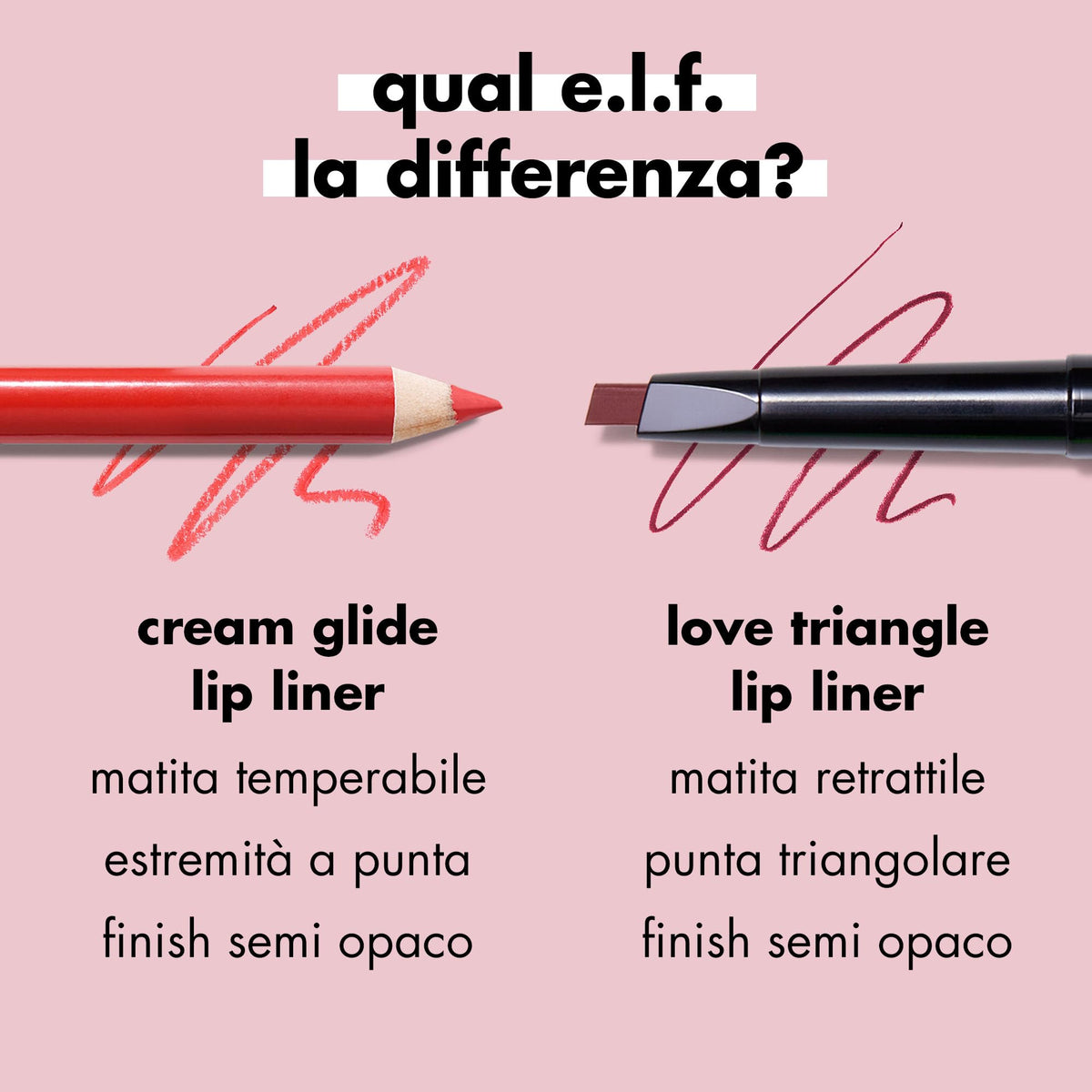 e.l.f. Cream Glide Lip Liner, Highly-Pigmented Pencil For Shaping & Sculpting Lips, Semi-Matte Finish, Vegan & Cruelty-Free-e.l.f. Cream Glide Lip Liner, Highly-Pigmented Pencil For Shaping & Sculpting Lips, Semi-Matte Finish, Vegan & Cruelty-Free