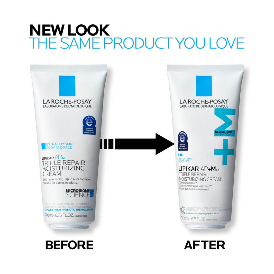 La Roche-Posay Lipikar AP+MAX Triple Repair Moisturizing Body Cream | Face & Body Lotion for Dry Skin with Shea Butter & Niacinamide | Gentle Moisturizer for Very Dry, Rough & Sensitive Skin-La Roche-Posay Lipikar AP+MAX Triple Repair Moisturizing Body Cream | Face & Body Lotion for Dry Skin with Shea Butter & Niacinamide | Gentle Moisturizer for Very Dry, Rough & Sensitive Skin