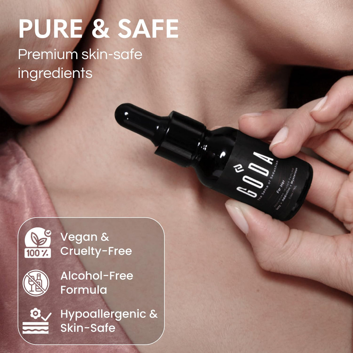 GODA Pheromones Perfume for Women – The Original – Long-Lasting Women's Fragrances with Jasmine and Rose, Vegan & Cruelty-Free – 15ml/0.50 fl. oz-GODA Pheromones Perfume for Women – The Original – Long-Lasting Women's Fragrances with Jasmine and Rose, Vegan & Cruelty-Free – 15ml/0.50 fl. oz