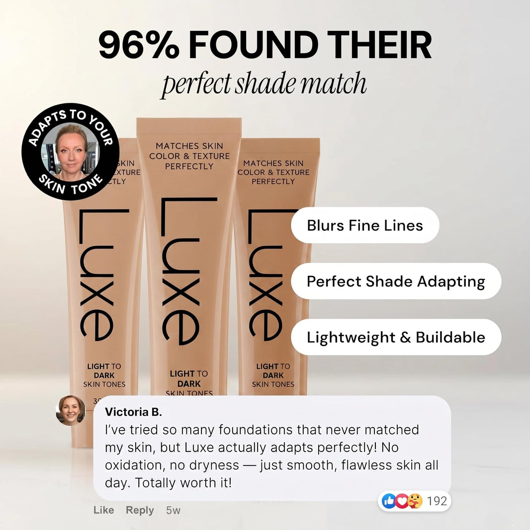 Luxe Color Changing Foundation – Medium-Luxe Color Changing Foundation – Medium