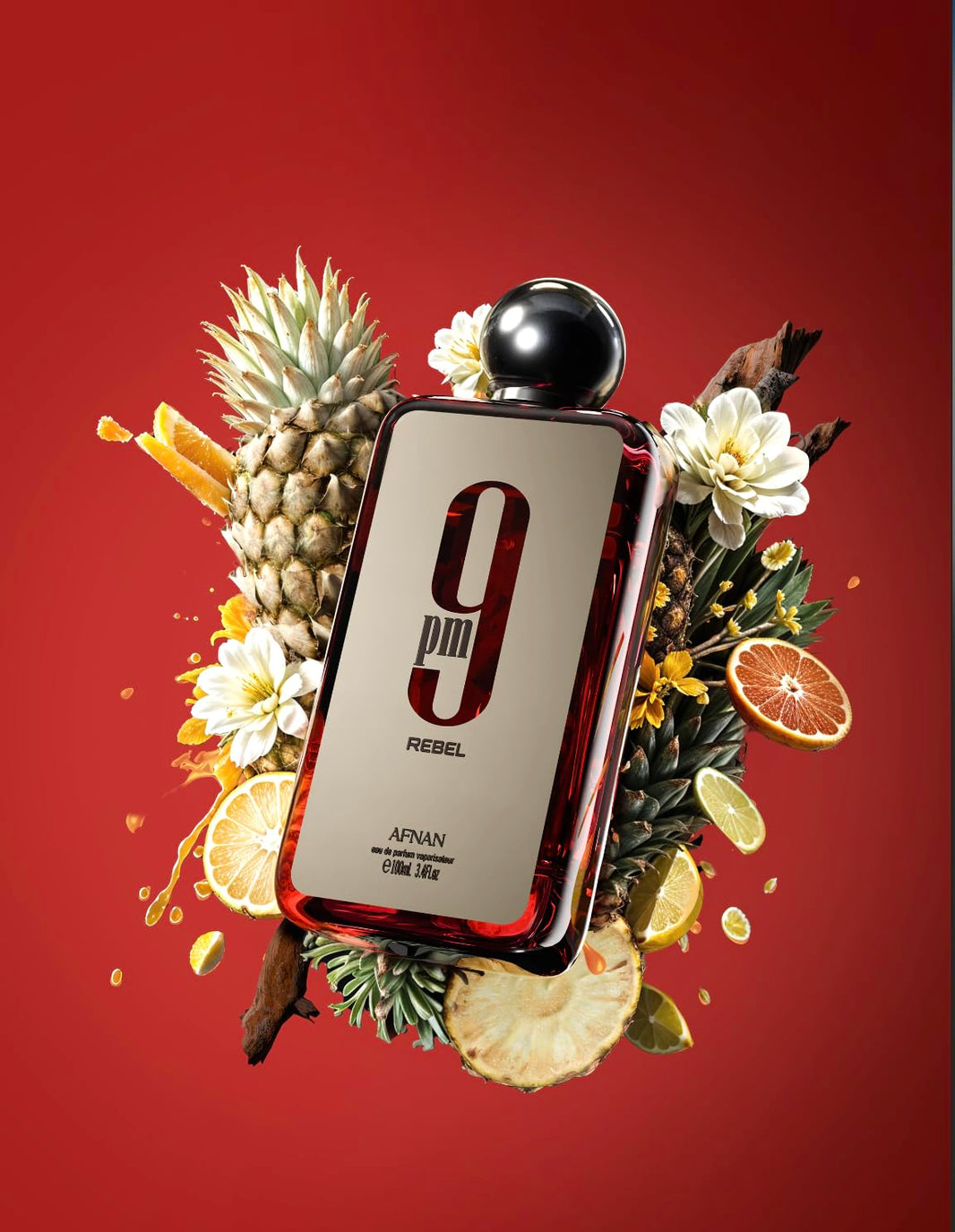Afnan 9 PM For Men Eau De Parfum, 3.4 Fl. Oz-Afnan 9 PM For Men Eau De Parfum, 3.4 Fl. Oz