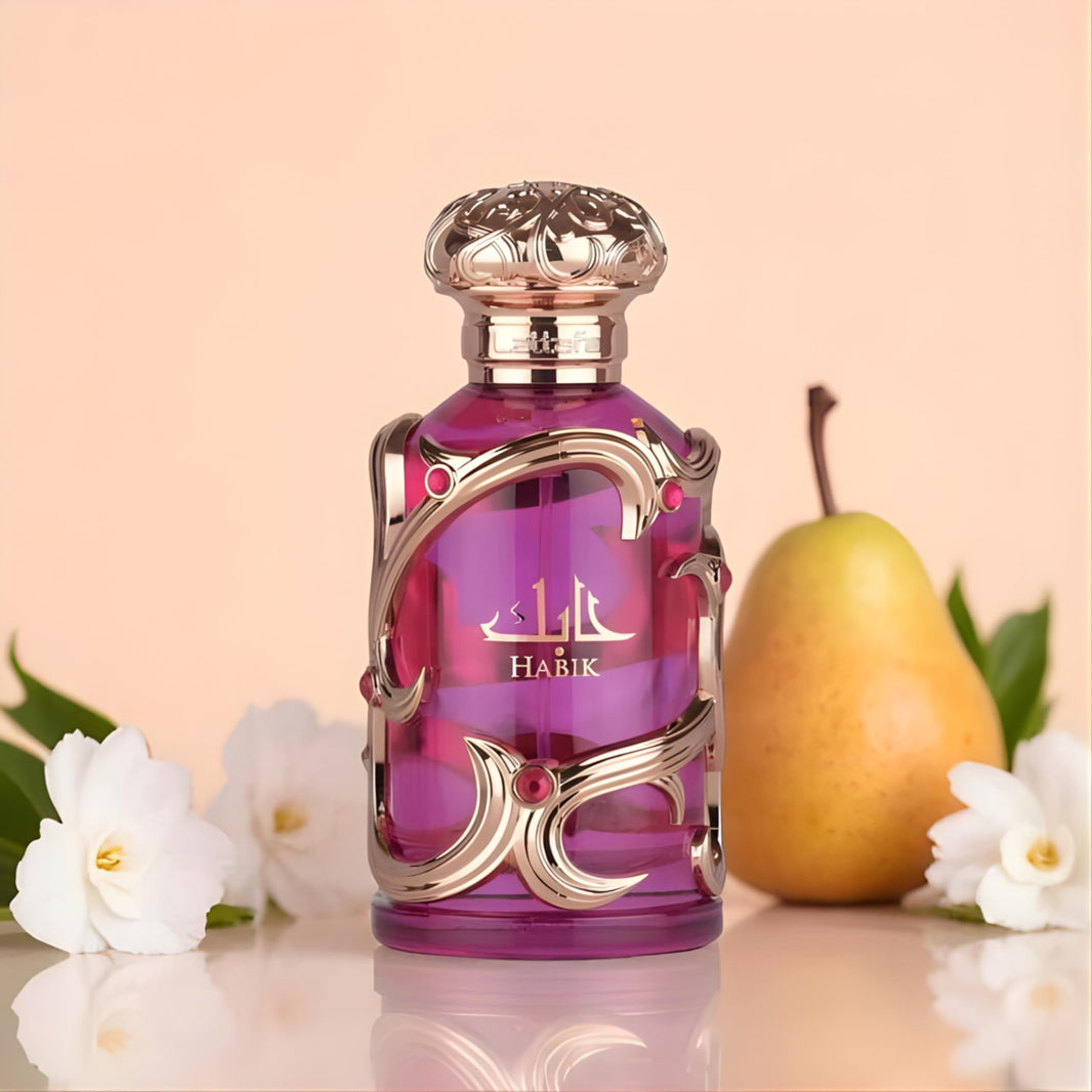 Lattafa Habik – Floral, Fruity, Fresh, Musky – Eau de Parfum Spray Long-Lasting Fragrance for Women, 3.4 Ounce / 100 ml-Lattafa Habik – Floral, Fruity, Fresh, Musky – Eau de Parfum Spray Long-Lasting Fragrance for Women, 3.4 Ounce / 100 ml
