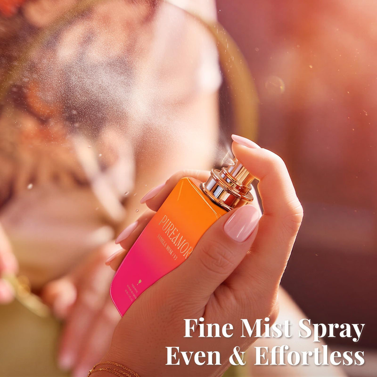 PUREAMOR Pheromone Perfume for Women, Moonlight Mellow Extrait de Parfum - Long Lasting Sweet Floral Gourmand Scent, 30% High Concentration, Full Size Fragrance Spray, 1.0 oz / 30 ml-PUREAMOR Pheromone Perfume for Women, Moonlight Mellow Extrait de Parfum - Long Lasting Sweet Floral Gourmand Scent, 30% High Concentration, Full Size Fragrance Spray, 1.0 oz / 30 ml