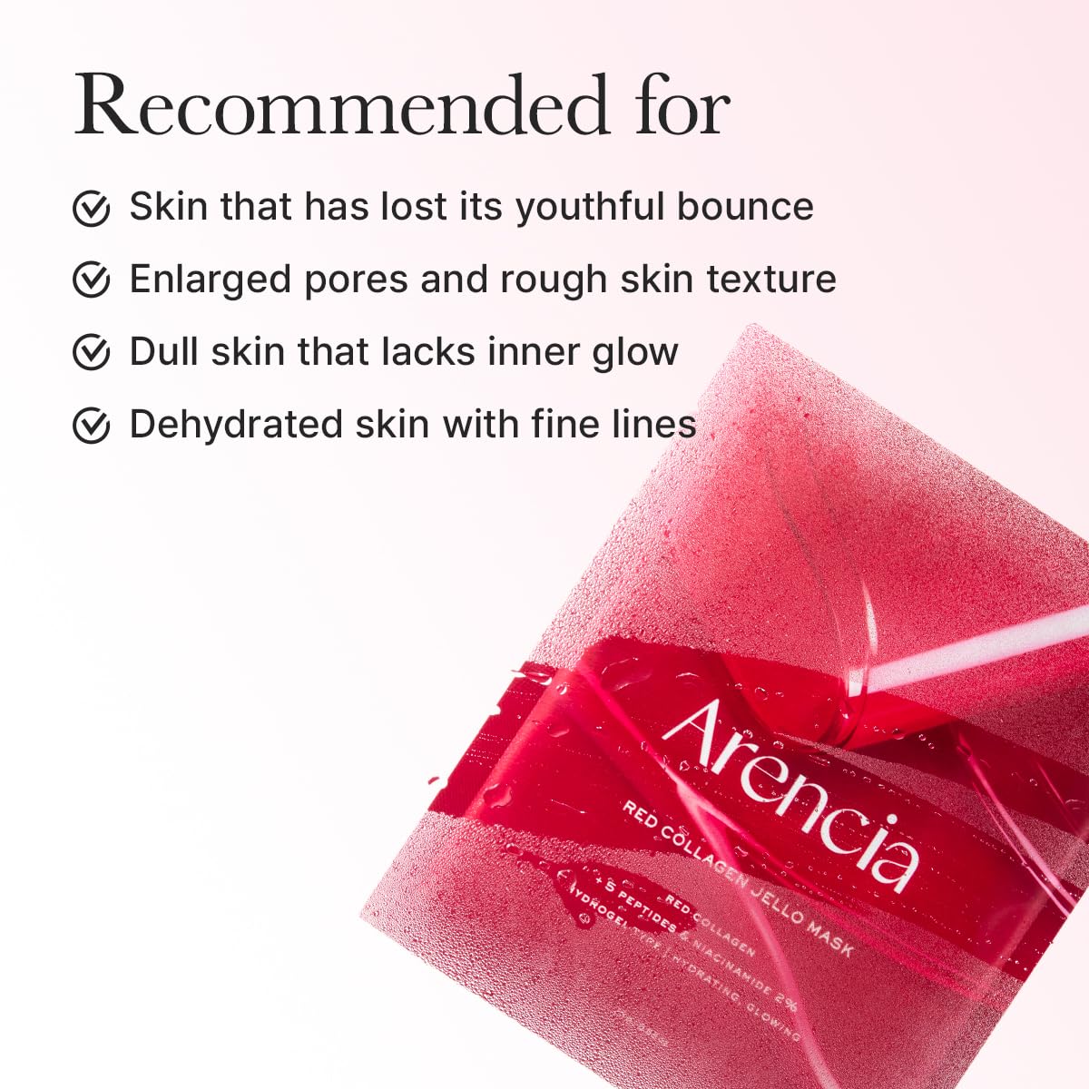 Arencia Red Collagen Jello Mask-Arencia Red Collagen Jello Mask