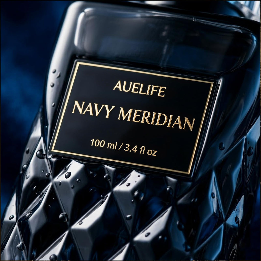 Auelife Cologne for Men, Alcohol-Free Long Lasting Perfume Fragrance, Fresh Lemon Citrus & Marine Scent with Cedar, Patchouli & Musk, 100ml / 3.4 Fl Oz, Daily Wear, Father’s Day Gift (NAVY MERIDIAN)-Auelife Cologne for Men, Alcohol-Free Long Lasting Perfume Fragrance, Fresh Lemon Citrus & Marine Scent with Cedar, Patchouli & Musk, 100ml / 3.4 Fl Oz, Daily Wear, Father’s Day Gift (NAVY MERIDIAN)