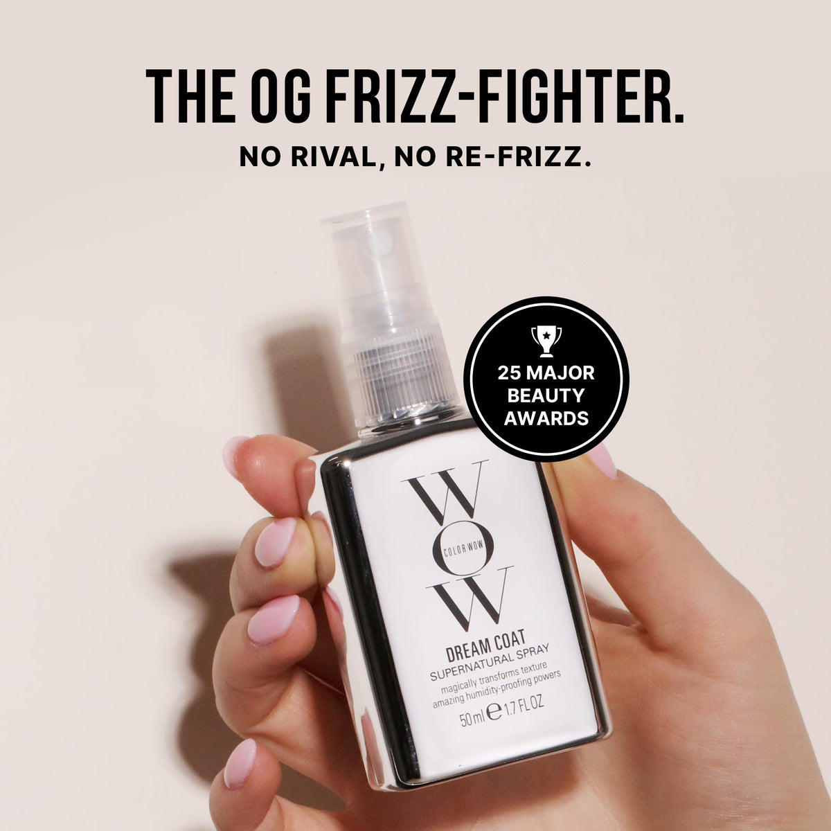 COLOR WOW Dream Coat Supernatural Spray, Anti-Humidity Frizz Control and Heat Protectant for Glassy, Shiny Hair-COLOR WOW Dream Coat Supernatural Spray, Anti-Humidity Frizz Control and Heat Protectant for Glassy, Shiny Hair