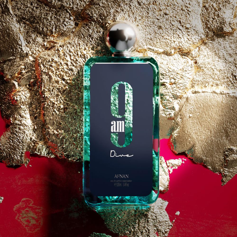 Afnan 9 PM For Men Eau De Parfum, 3.4 Fl. Oz-Afnan 9 PM For Men Eau De Parfum, 3.4 Fl. Oz