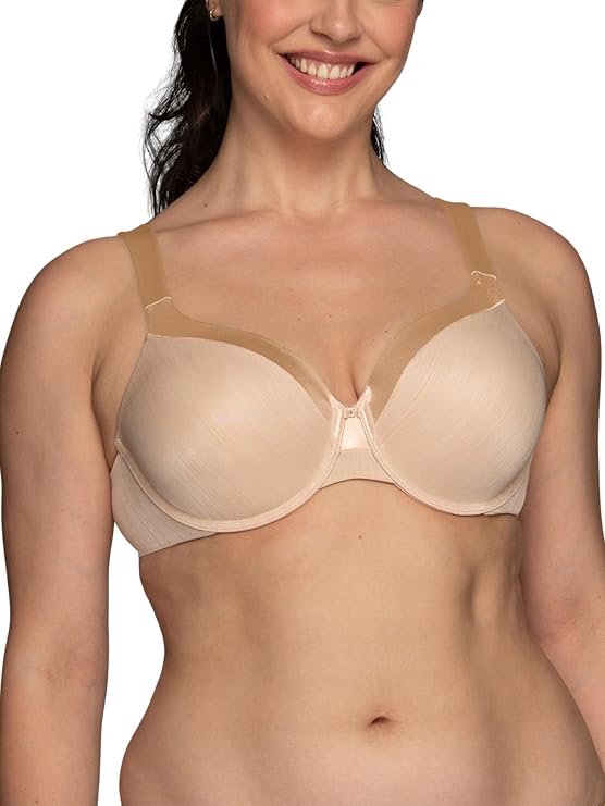 Vanity Fair Women's Illumination Full Figure Zoned-In Support Bra 76338, Rose Beige, 44C (Clearance)-Vanity Fair Women's Illumination Full Figure Zoned-In Support Bra 76338, Rose Beige, 44C (Clearance)