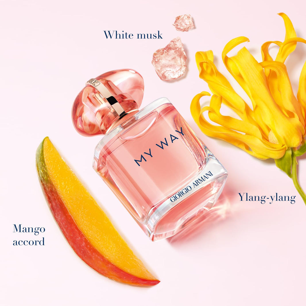 Armani Beauty- My Way Ylang - Eau de Parfum - Women's Perfume - Floral Fruity Fragrance - Mango Accord, Coconut Water Accord, Ylang, and Vanilla Notes-Armani Beauty- My Way Ylang - Eau de Parfum - Women's Perfume - Floral Fruity Fragrance - Mango Accord, Coconut Water Accord, Ylang, and Vanilla Notes