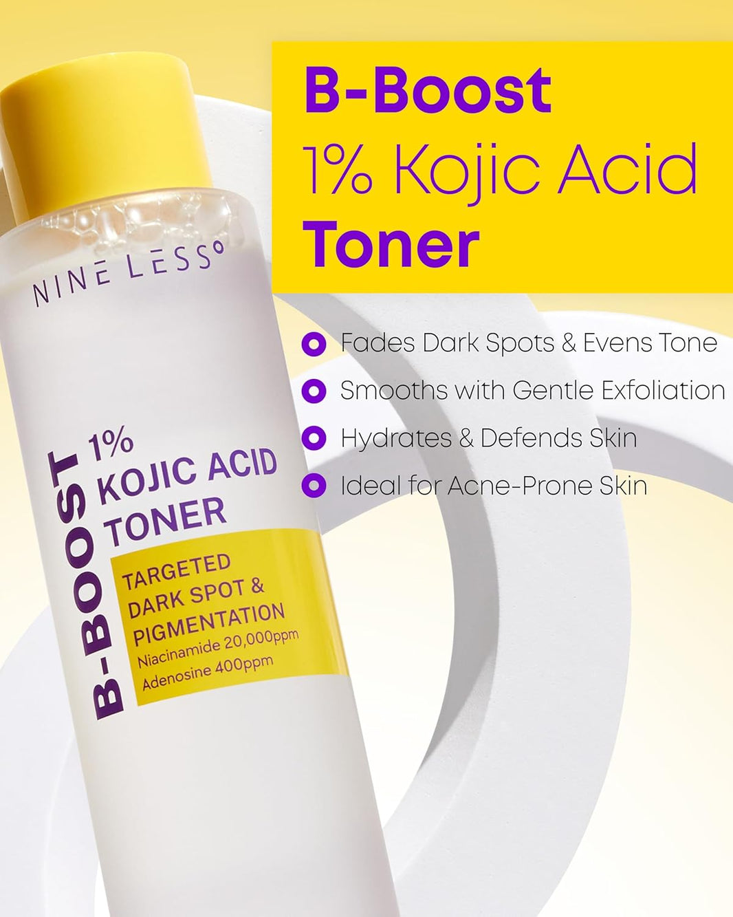 NINELESS B-Boost 1% Kojic Acid Toner-NINELESS B-Boost 1% Kojic Acid Toner