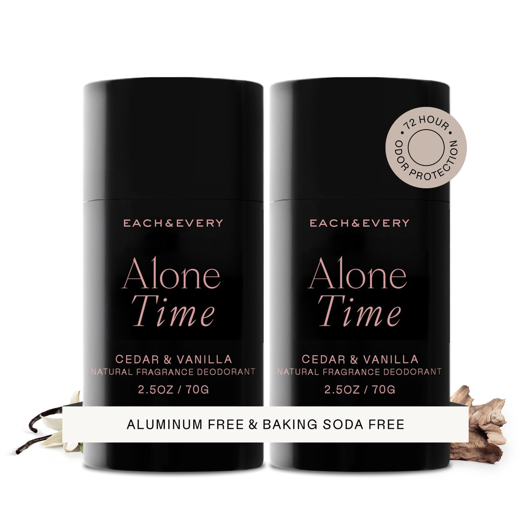 Each & Every Aluminum Free Deodorant for Women & Men – Natural Fragrance 72-Hr Odor Protection, Non-Toxic Deodorant for Sensitive Skin, EWG Verified, Baking Soda Free - Cedar & Vanilla 2 Pack, 2.5oz-Each & Every Aluminum Free Deodorant for Women & Men – Natural Fragrance 72-Hr Odor Protection, Non-Toxic Deodorant for Sensitive Skin, EWG Verified, Baking Soda Free - Cedar & Vanilla 2 Pack, 2.5oz