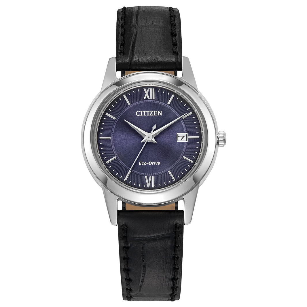 Citizen Ladies' Eco-Drive Classic Leather Strap Watch with 3-Hand Date-Citizen Ladies' Eco-Drive Classic Leather Strap Watch with 3-Hand Date