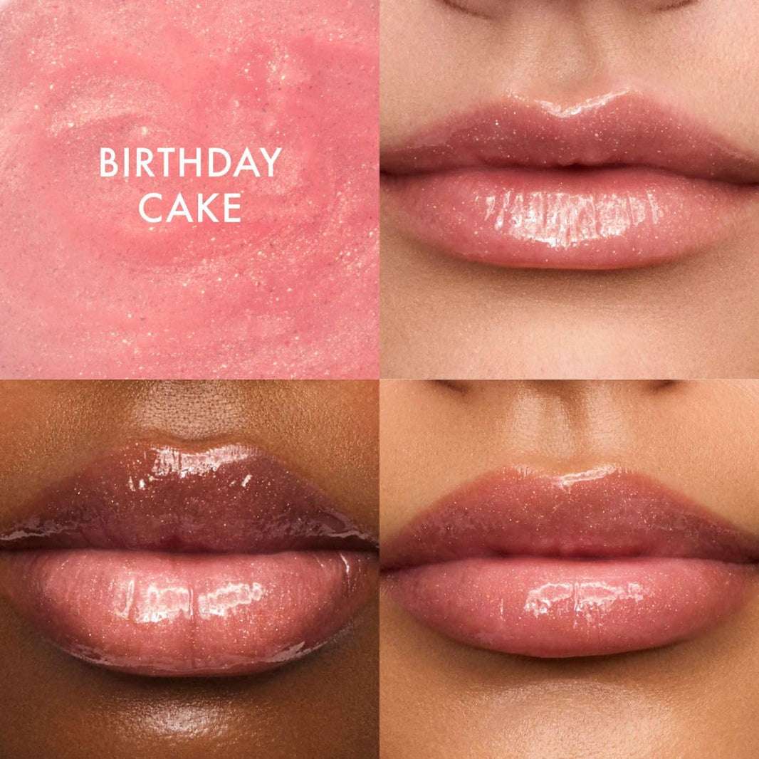 Summer Fridays Lip Butter Balm - Moisturizing Lip Gloss for Instant Shine + Sheer Color - With Nourishing Shea Butter - Everyday Makeup + Skin Care Summer Essentials - Vegan - Pink Sugar (.5 Oz)-Summer Fridays Lip Butter Balm - Moisturizing Lip Gloss for Instant Shine + Sheer Color - With Nourishing Shea Butter - Everyday Makeup + Skin Care Summer Essentials - Vegan - Pink Sugar (.5 Oz)