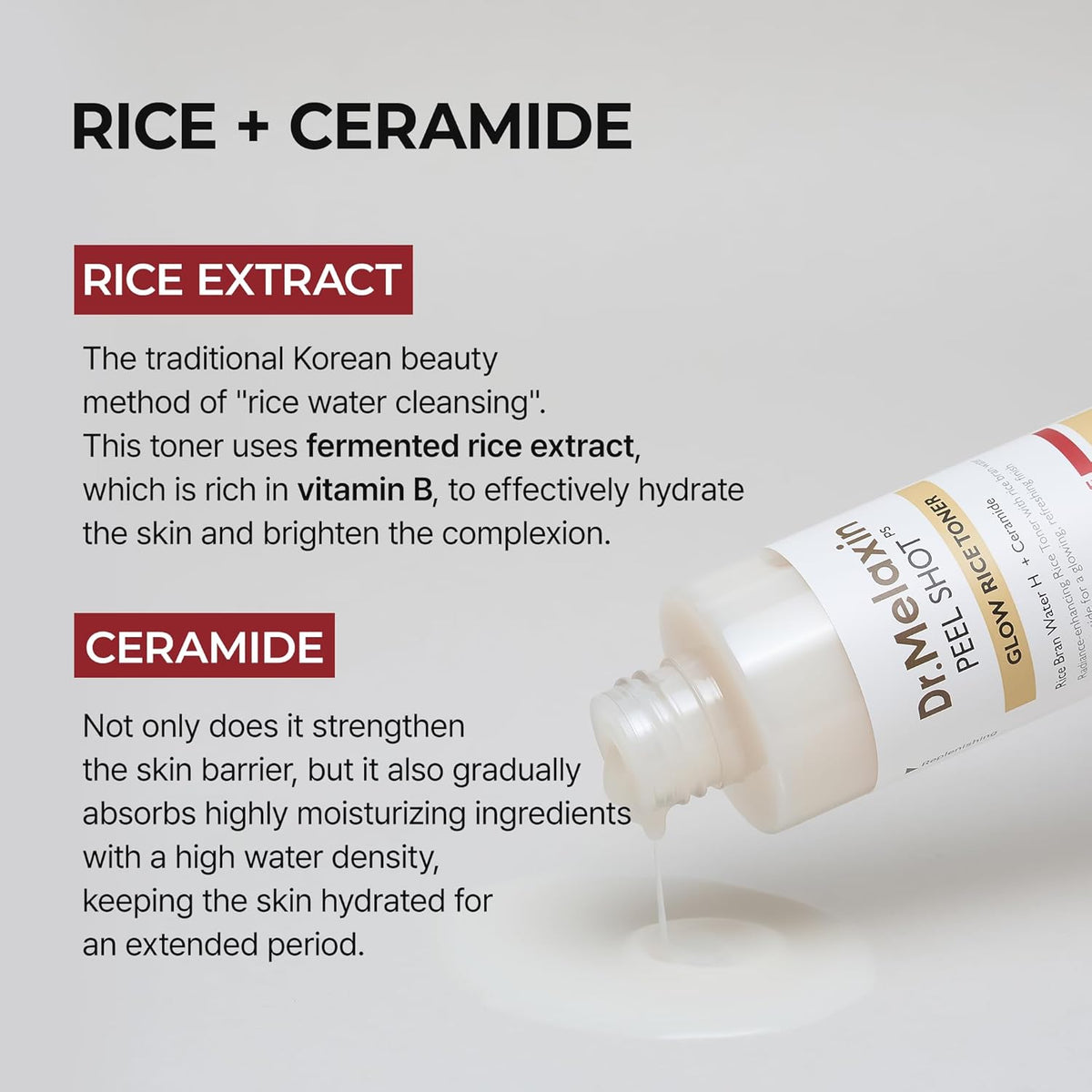 Dr. Melaxin Peel Shot Glow White Rice Toner-Dr. Melaxin Peel Shot Glow White Rice Toner