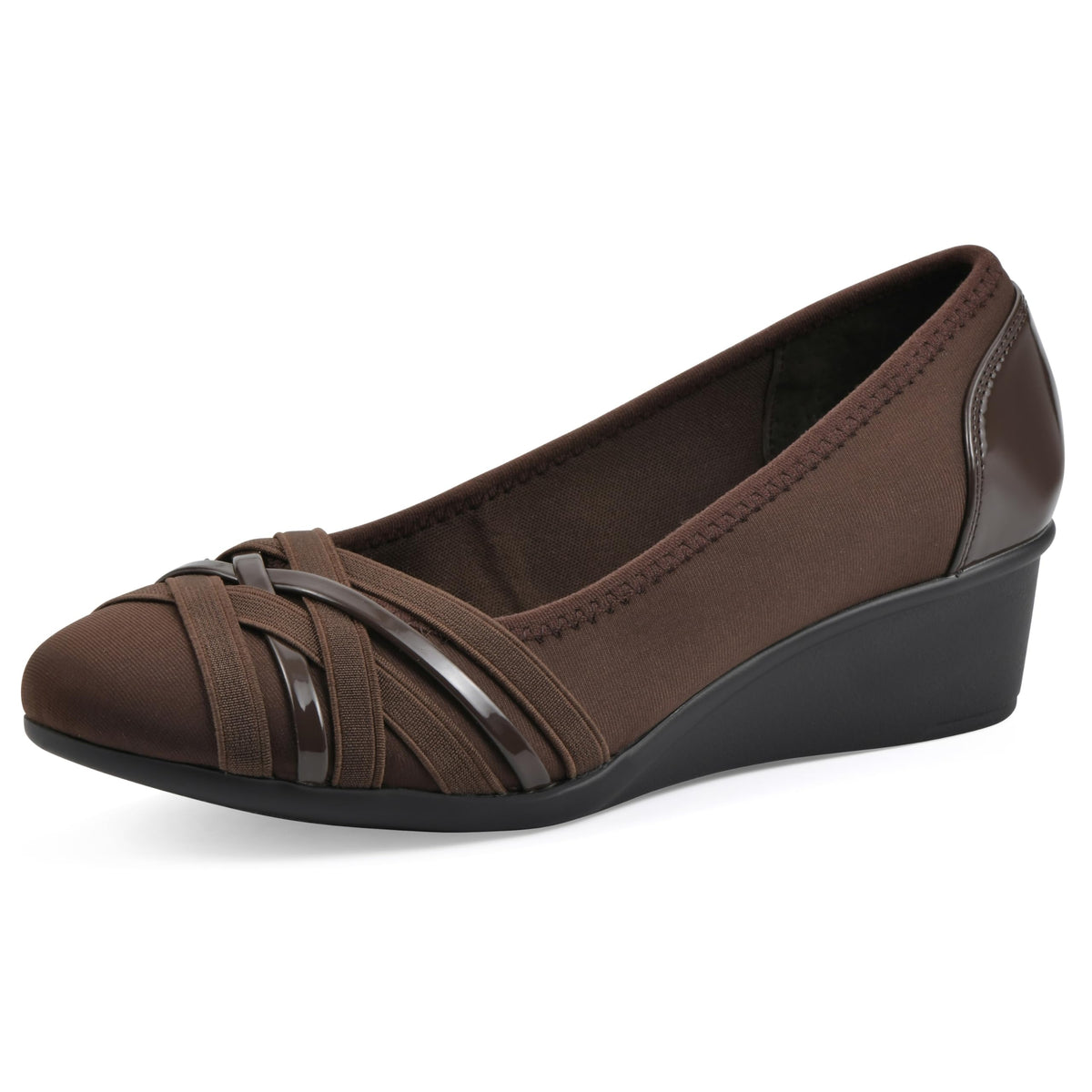 Cliffs by White Mountain Women's Bowie Cushioned Ballet Wedge Heel-Cliffs by White Mountain Women's Bowie Cushioned Ballet Wedge Heel