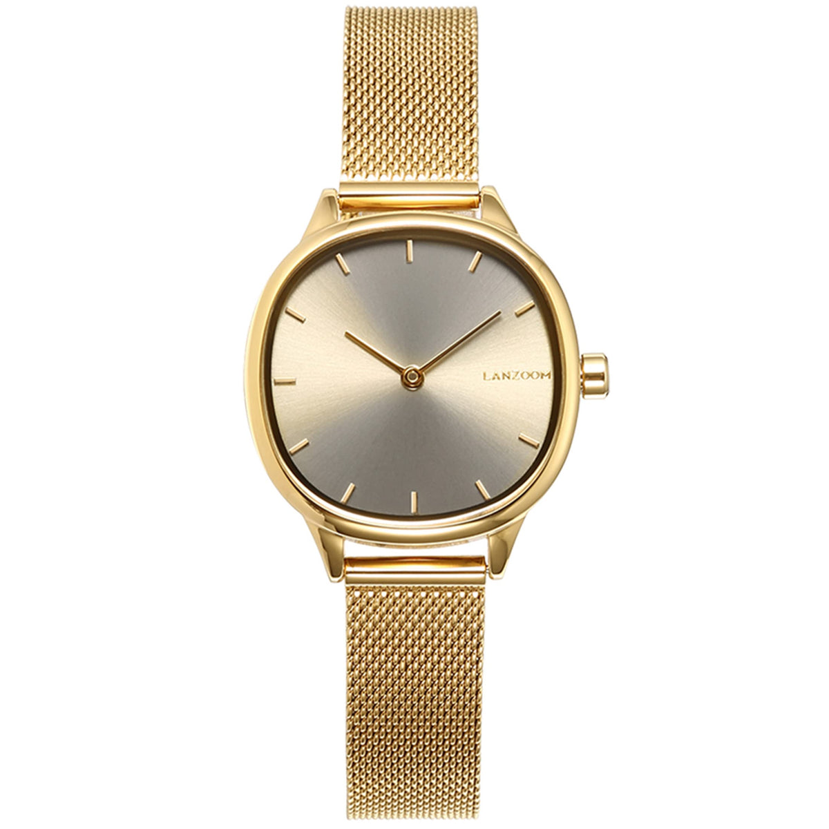 LANZOOM Retro Women's Quartz Watch - Stainless Steel case,Gold Filled, Ideal Gift for Holidays and Special Occasions.-LANZOOM Retro Women's Quartz Watch - Stainless Steel case,Gold Filled, Ideal Gift for Holidays and Special Occasions.