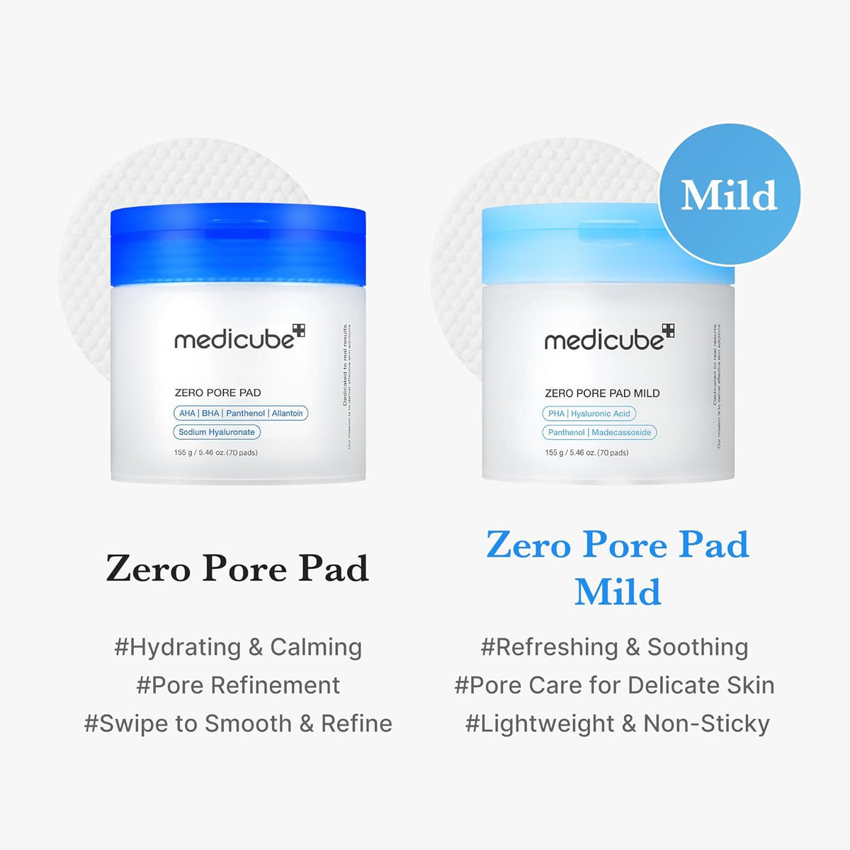 Medicube Zero Pore Pad Mild-Medicube Zero Pore Pad Mild