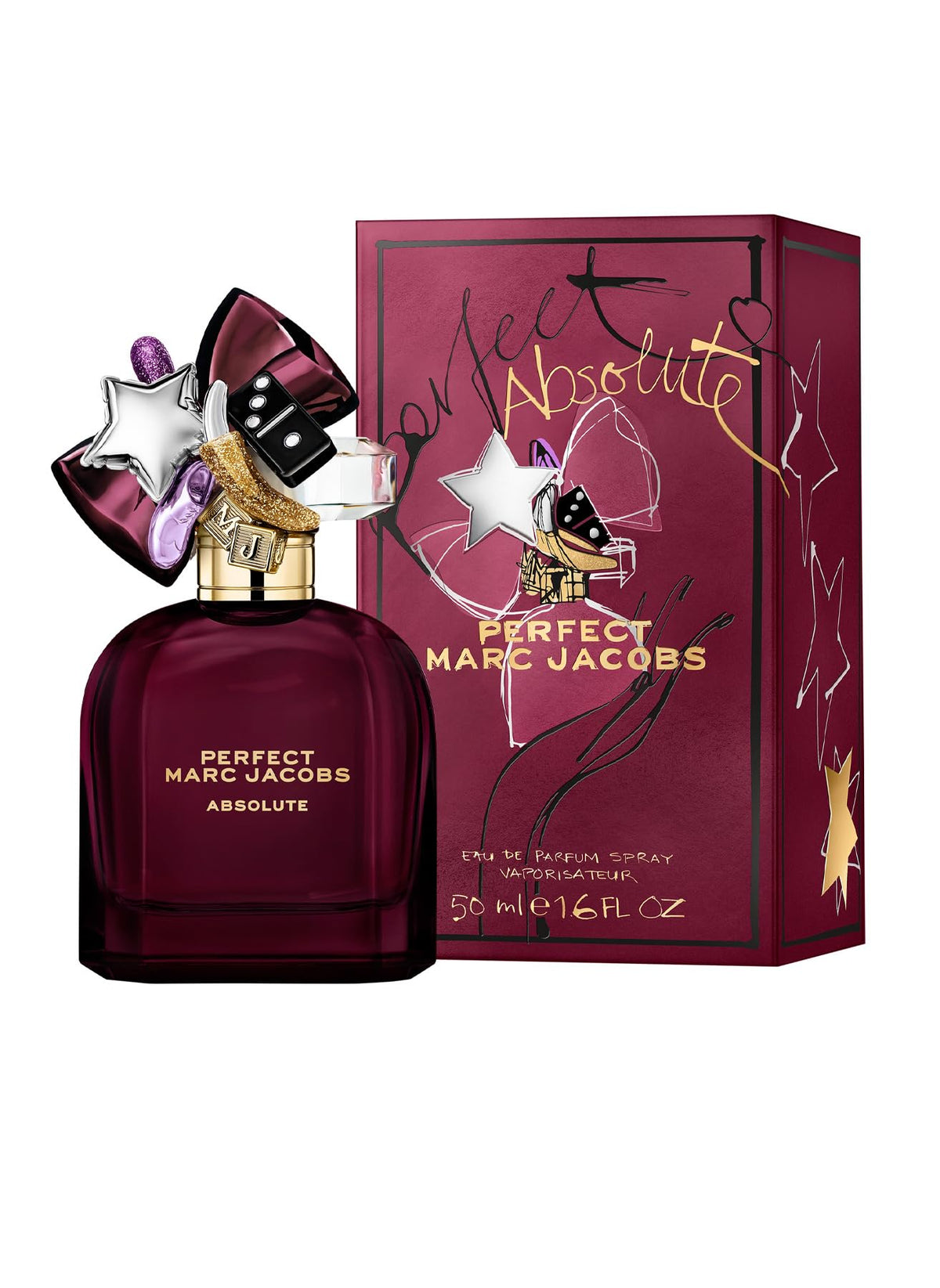 Marc Jacobs Perfect Absolute Eau de Parfum – Ambery Women's Perfume – With Notes Caramelized Fig Accord, Jasmine Absolu & Rich Amber Accord-Marc Jacobs Perfect Absolute Eau de Parfum – Ambery Women's Perfume – With Notes Caramelized Fig Accord, Jasmine Absolu & Rich Amber Accord