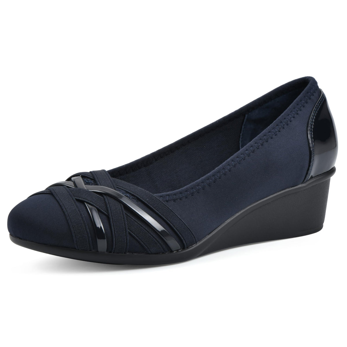 Cliffs by White Mountain Women's Bowie Cushioned Ballet Wedge Heel-Cliffs by White Mountain Women's Bowie Cushioned Ballet Wedge Heel