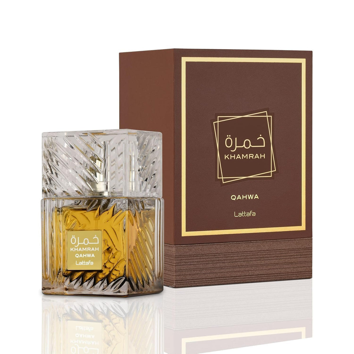 Lattafa Khamrah - Vanilla, Warm Spicy, Amber, Cinnamon - Eau de Parfum Long-Lasting Fragrance for Unisex, 3.40 Ounce / 100 ml-Lattafa Khamrah - Vanilla, Warm Spicy, Amber, Cinnamon - Eau de Parfum Long-Lasting Fragrance for Unisex, 3.40 Ounce / 100 ml