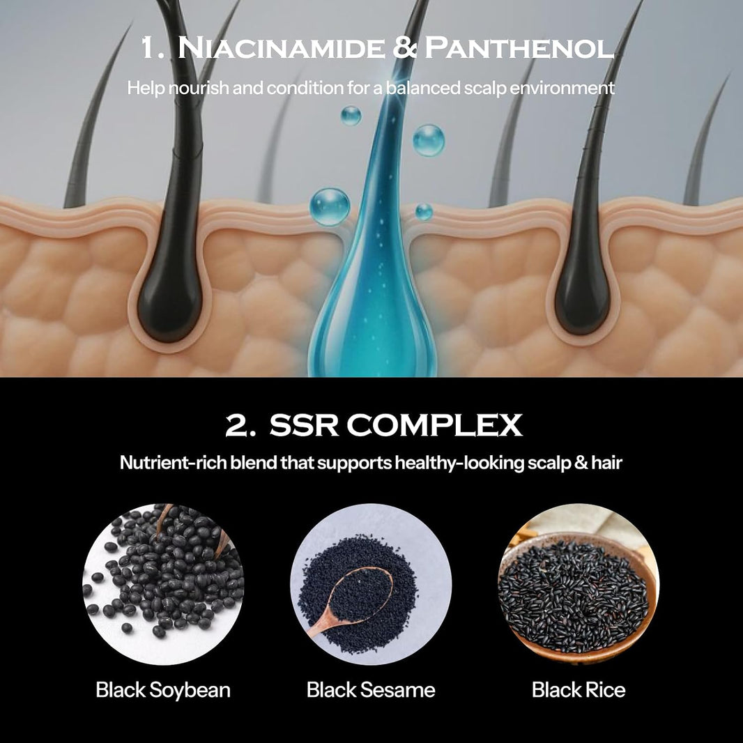 FORBEAUT Scalp Tattoo (Black)-FORBEAUT Scalp Tattoo (Black)