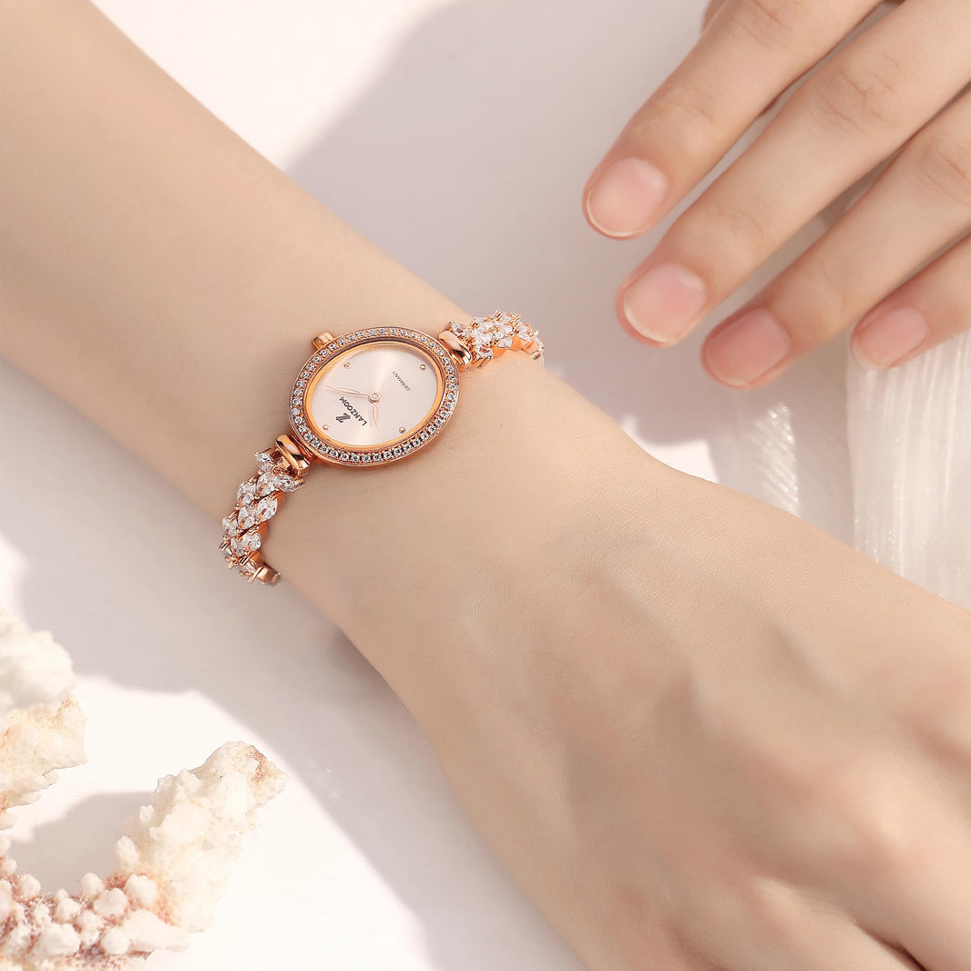 LANZOOM Retro Women's Quartz Watch - Stainless Steel case,Gold Filled, Ideal Gift for Holidays and Special Occasions.-LANZOOM Retro Women's Quartz Watch - Stainless Steel case,Gold Filled, Ideal Gift for Holidays and Special Occasions.