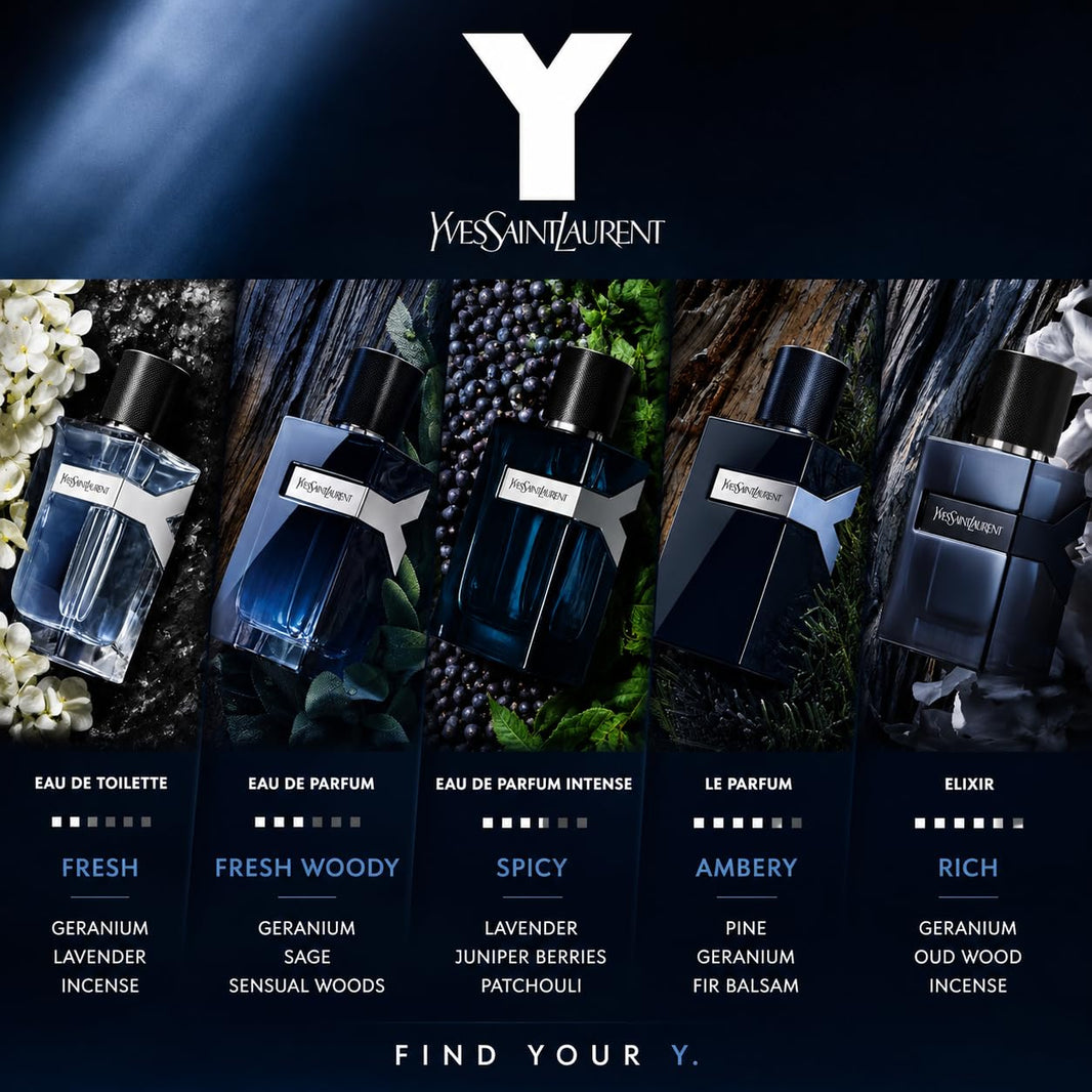 Yves Saint Laurent Men's Y Eau de Parfum, 3.3-oz.-Yves Saint Laurent Men's Y Eau de Parfum, 3.3-oz.