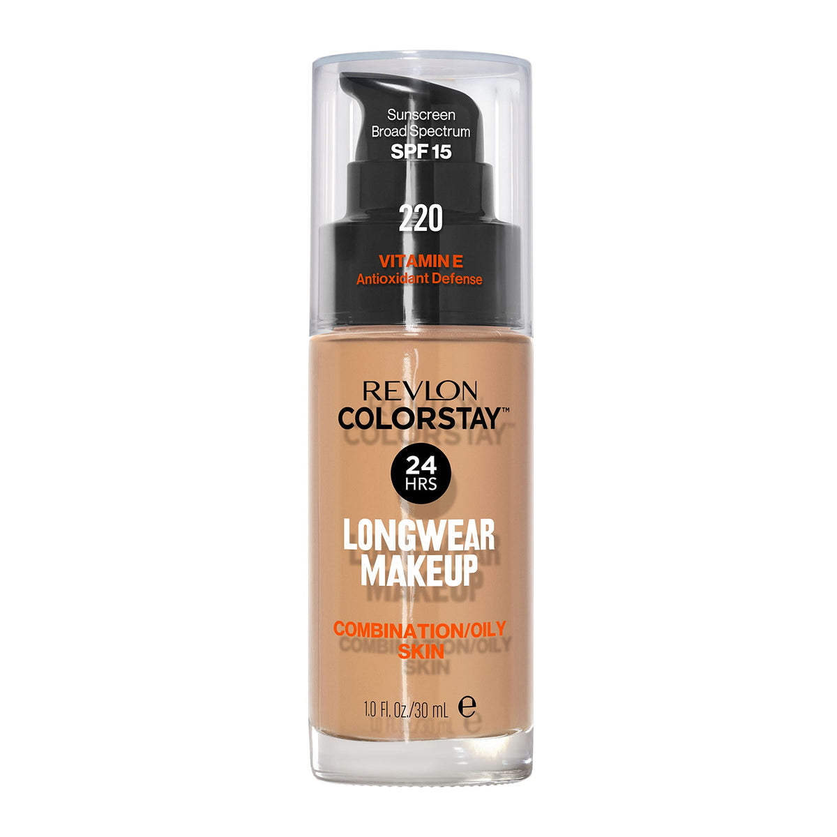Revlon Liquid Foundation, ColorStay Face Makeup for Combination & Oily Skin, SPF 15, Medium-Full Coverage with Matte Finish, 180 Sand Beige, 1 Fl Oz-Revlon Liquid Foundation, ColorStay Face Makeup for Combination & Oily Skin, SPF 15, Medium-Full Coverage with Matte Finish, 180 Sand Beige, 1 Fl Oz