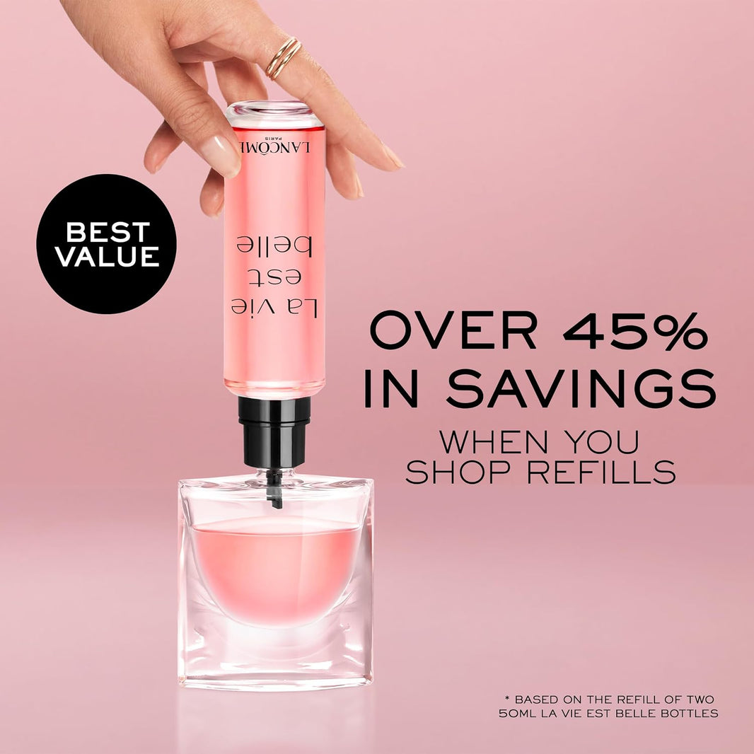 Lancôme La Vie Est Belle Eau de Parfum - Long Lasting Fragrance with Notes of Iris, Earthy Patchouli, Warm Vanilla & Spun Sugar - Floral & Sweet Women's Perfume-Lancôme La Vie Est Belle Eau de Parfum - Long Lasting Fragrance with Notes of Iris, Earthy Patchouli, Warm Vanilla & Spun Sugar - Floral & Sweet Women's Perfume