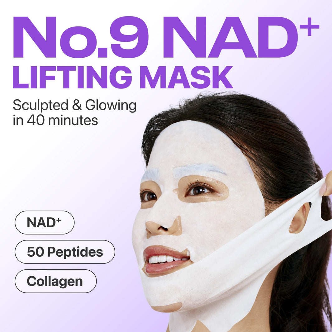 Numbuzin NAD+ BIO Lifting-sil Full Face Mask-Numbuzin NAD+ BIO Lifting-sil Full Face Mask