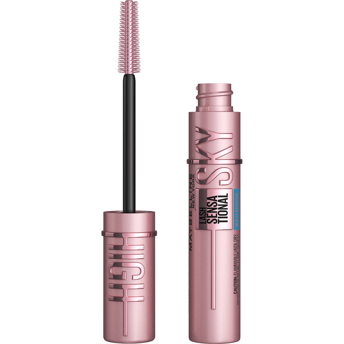 Maybelline Lash Sensational Sky High Washable Mascara Makeup, Volumizing, Lengthening, Defining, Curling, Multiplying, Buildable Formula, Blackest Black, 1 Count-Maybelline Lash Sensational Sky High Washable Mascara Makeup, Volumizing, Lengthening, Defining, Curling, Multiplying, Buildable Formula, Blackest Black, 1 Count