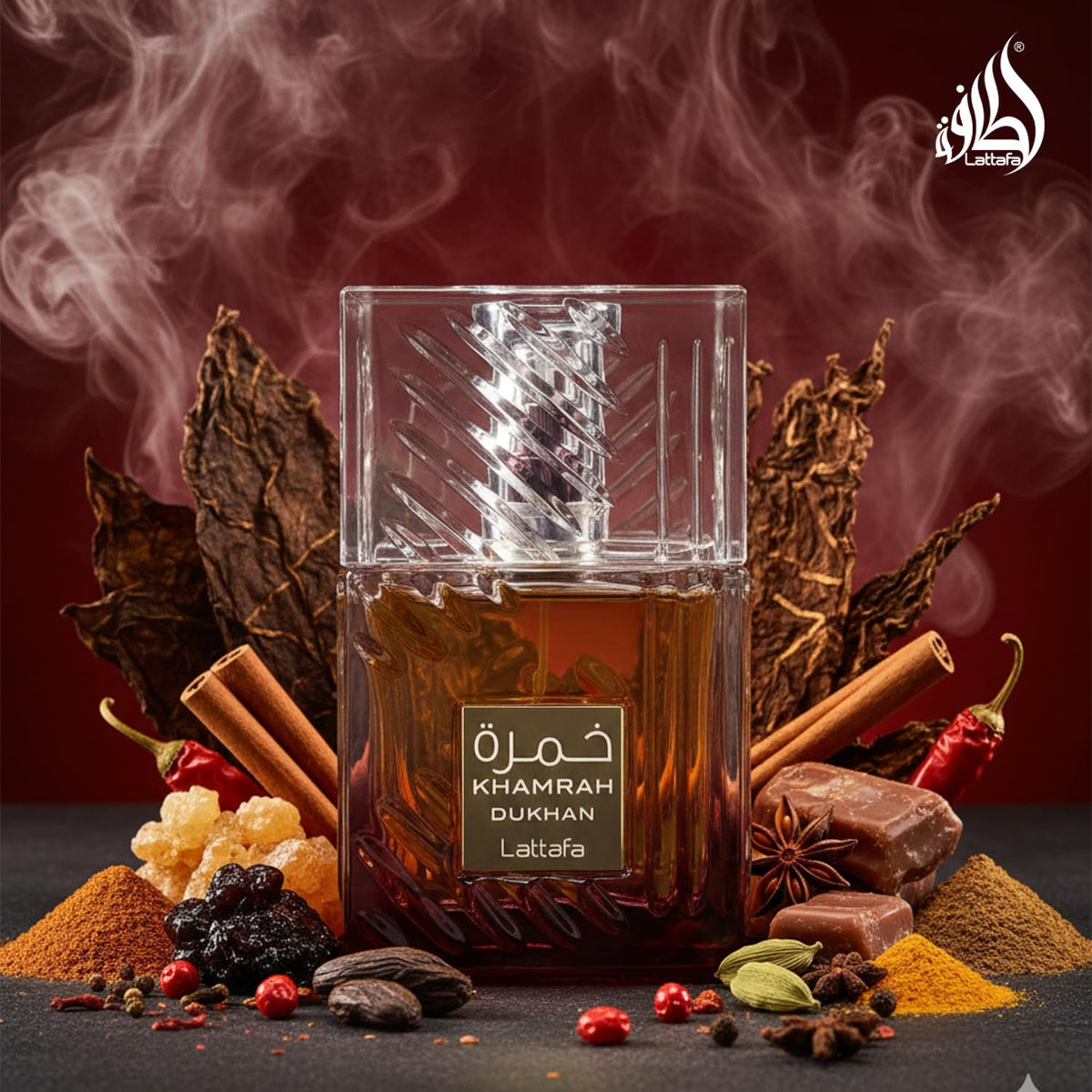 Lattafa Khamrah - Vanilla, Warm Spicy, Amber, Cinnamon - Eau de Parfum Long-Lasting Fragrance for Unisex, 3.40 Ounce / 100 ml-Lattafa Khamrah - Vanilla, Warm Spicy, Amber, Cinnamon - Eau de Parfum Long-Lasting Fragrance for Unisex, 3.40 Ounce / 100 ml