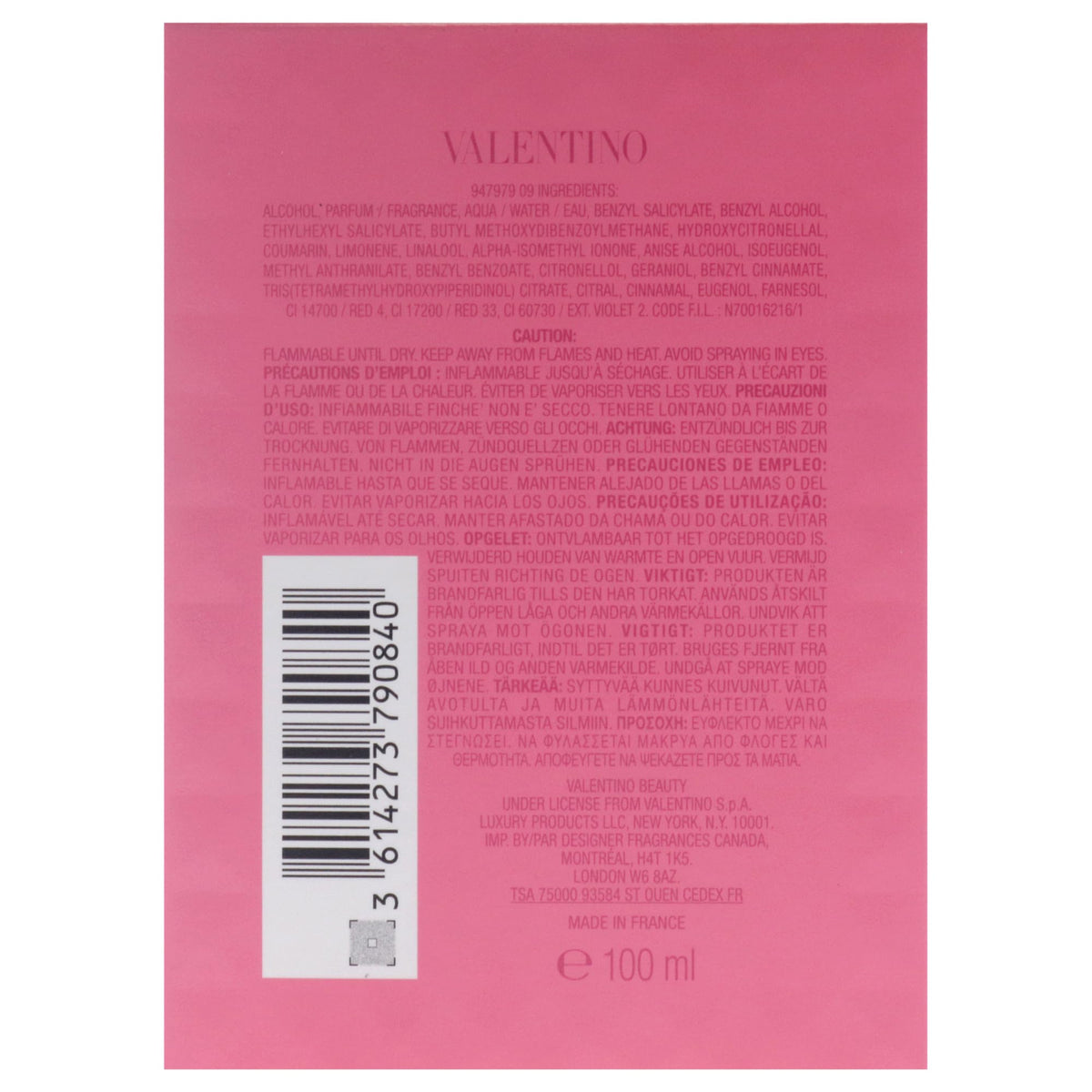 Valentino Donna Born In Roma Intense Eau de Parfum Spray for Women, 3.4 Ounce-Valentino Donna Born In Roma Intense Eau de Parfum Spray for Women, 3.4 Ounce