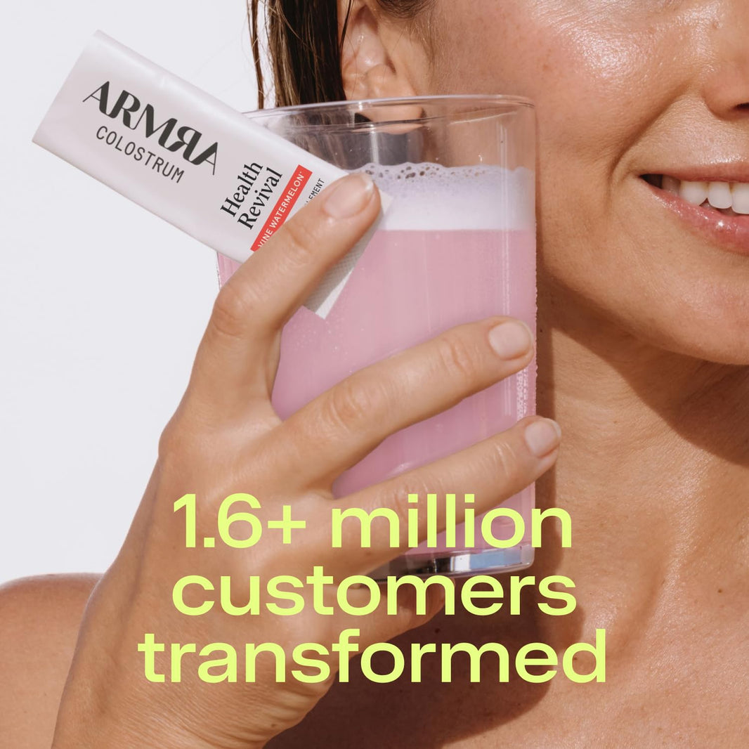 ARMRA Colostrum™ Powder | Blood Orange | Gut Health & Bloating | Skin & Hair | Immunity | Keto, Gluten & Fat-Free | 30 Servings-ARMRA Colostrum™ Powder | Blood Orange | Gut Health & Bloating | Skin & Hair | Immunity | Keto, Gluten & Fat-Free | 30 Servings