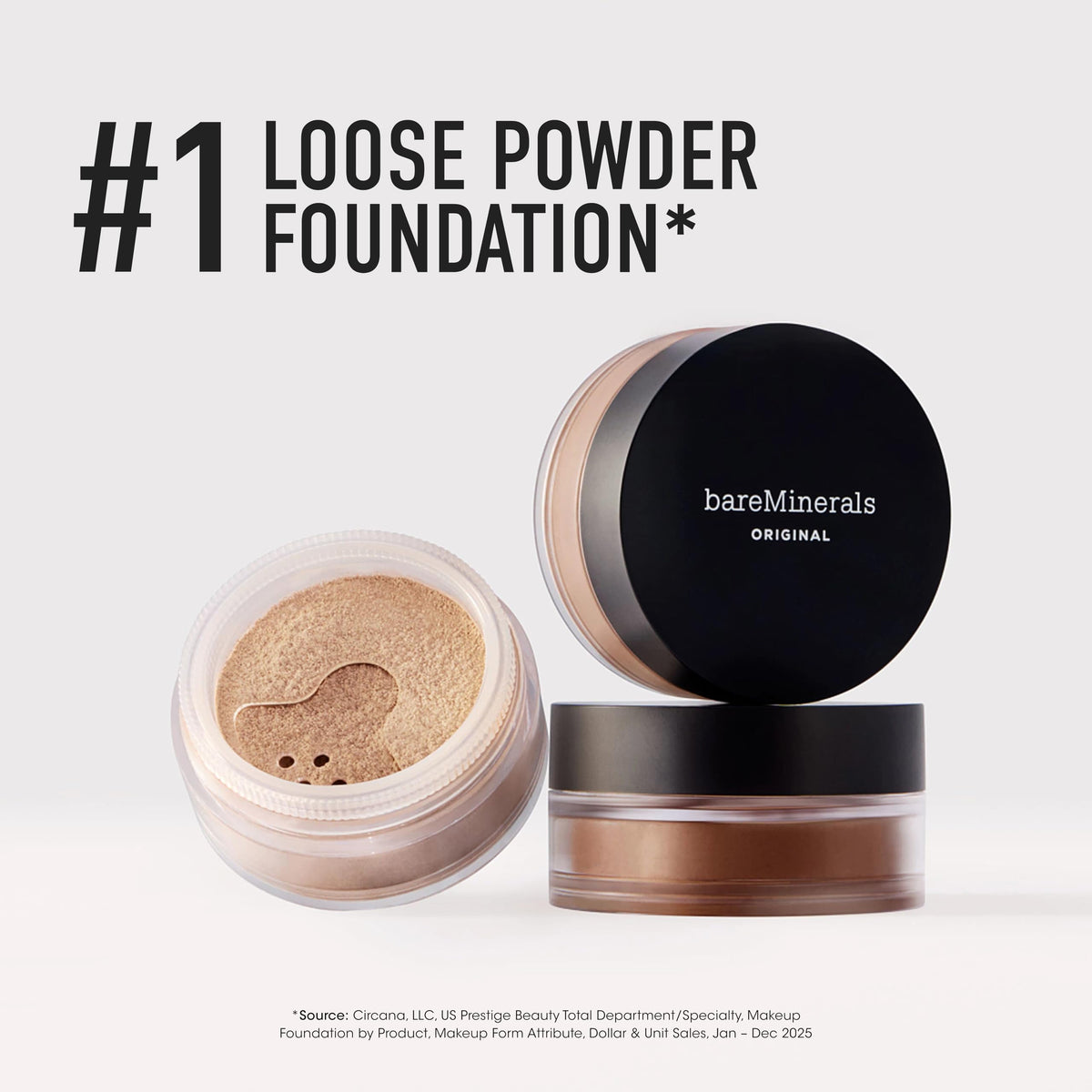 bareMinerals Original Loose Powder Foundation SPF 15 - Powder Face Makeup with Added Sun Protection - Sheer to Full Coverage Foundation-bareMinerals Original Loose Powder Foundation SPF 15 - Powder Face Makeup with Added Sun Protection - Sheer to Full Coverage Foundation