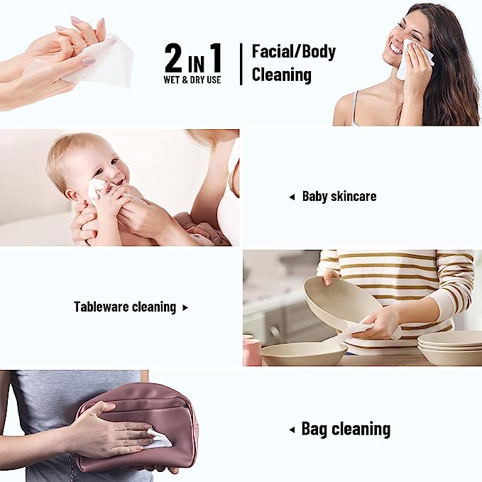 ITO Disposable Face Towel - 100% Cotton-ITO Disposable Face Towel - 100% Cotton