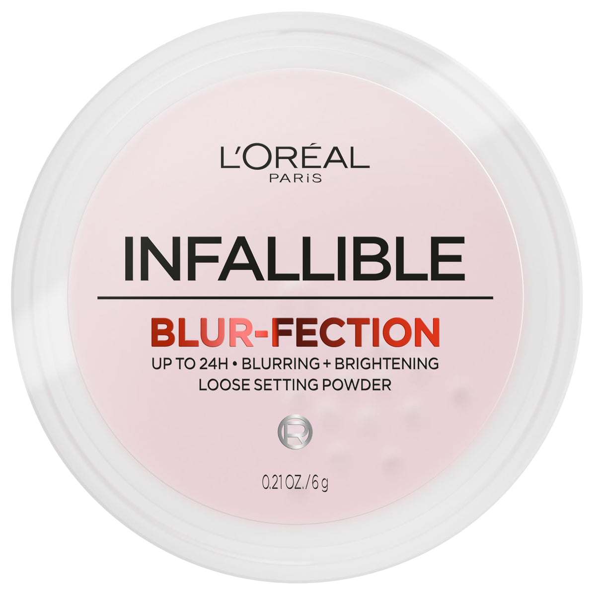 L'Oreal Paris Infallible Blur-fection Longwear Loose Setting Powder, Blurring Face Powder With Up to 24HRs of Wear, Brightening Light Pink, 1 Kit-L'Oreal Paris Infallible Blur-fection Longwear Loose Setting Powder, Blurring Face Powder With Up to 24HRs of Wear, Brightening Light Pink, 1 Kit