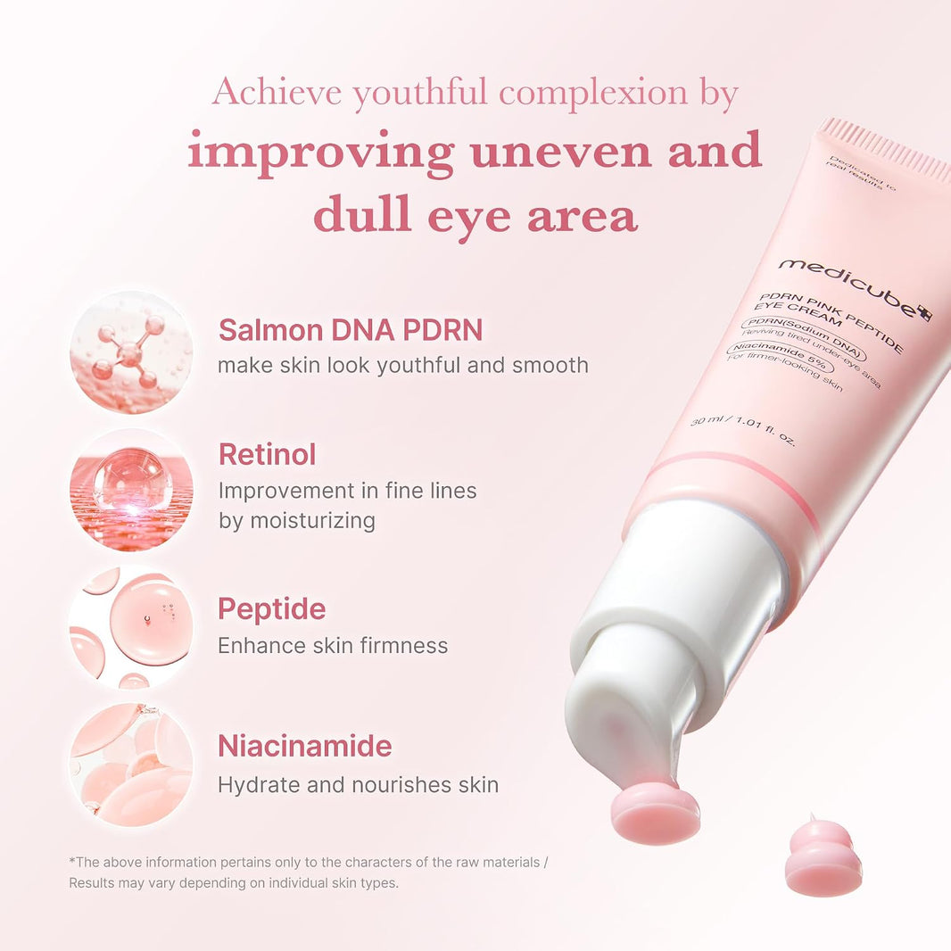 Medicube PDRN Pink Peptide Eye Cream-Medicube PDRN Pink Peptide Eye Cream
