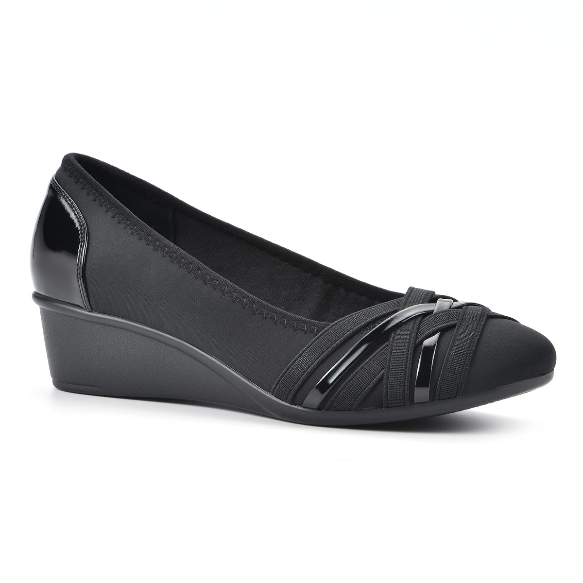 Cliffs by White Mountain Women's Bowie Cushioned Ballet Wedge Heel-Cliffs by White Mountain Women's Bowie Cushioned Ballet Wedge Heel
