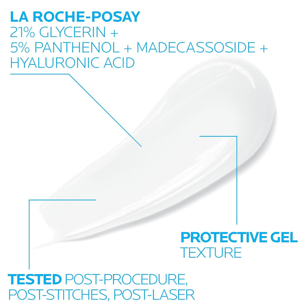 La Roche-Posay Cicaplast Gel B5, Protective Repair Gel for Cracked, Chapped Skin with Madecassoside and Glycerin, Tested Post-Procedure, Post-Stitches, Post-Laser, 1.35 Fl Oz-La Roche-Posay Cicaplast Gel B5, Protective Repair Gel for Cracked, Chapped Skin with Madecassoside and Glycerin, Tested Post-Procedure, Post-Stitches, Post-Laser, 1.35 Fl Oz