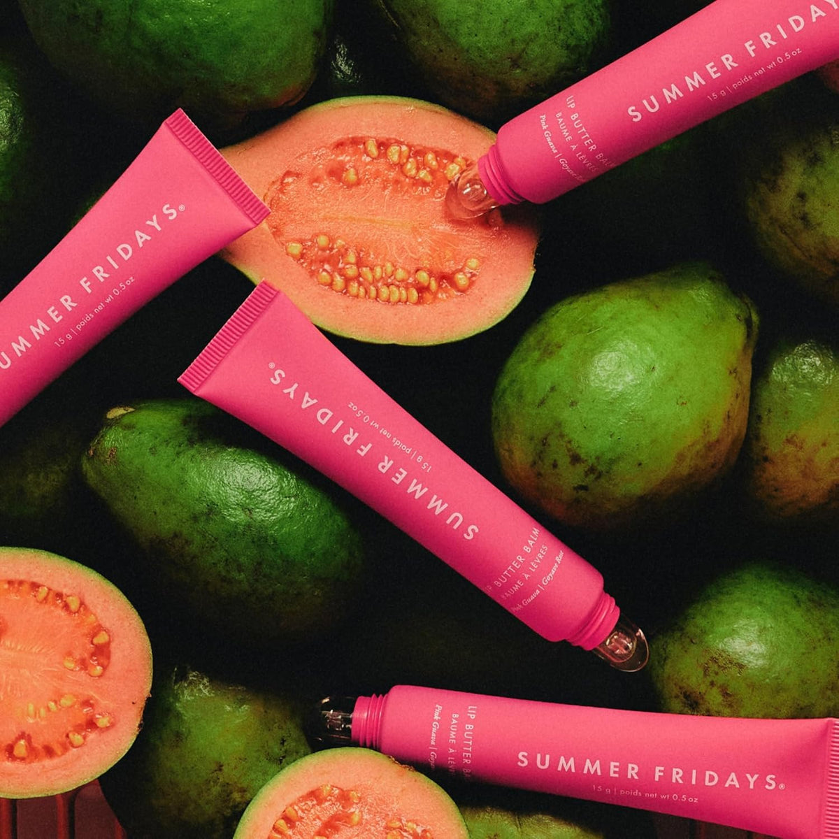 Summer Fridays Lip Butter Balm - Moisturizing Lip Gloss for Instant Shine + Sheer Color - With Nourishing Shea Butter - Everyday Makeup + Skin Care Summer Essentials - Vegan - Pink Sugar (.5 Oz)-Summer Fridays Lip Butter Balm - Moisturizing Lip Gloss for Instant Shine + Sheer Color - With Nourishing Shea Butter - Everyday Makeup + Skin Care Summer Essentials - Vegan - Pink Sugar (.5 Oz)