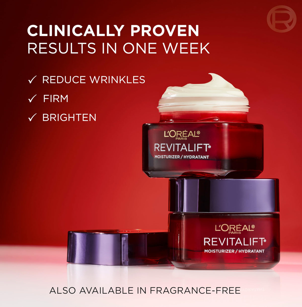L'Oreal Paris Revitalift Triple Power Anti-Aging Face Moisturizer, Pro Retinol, Hyaluronic Acid & Vitamin C to Reduce Wrinkles, Firm & Brighten Skin, 2.55 Oz-L'Oreal Paris Revitalift Triple Power Anti-Aging Face Moisturizer, Pro Retinol, Hyaluronic Acid & Vitamin C to Reduce Wrinkles, Firm & Brighten Skin, 2.55 Oz