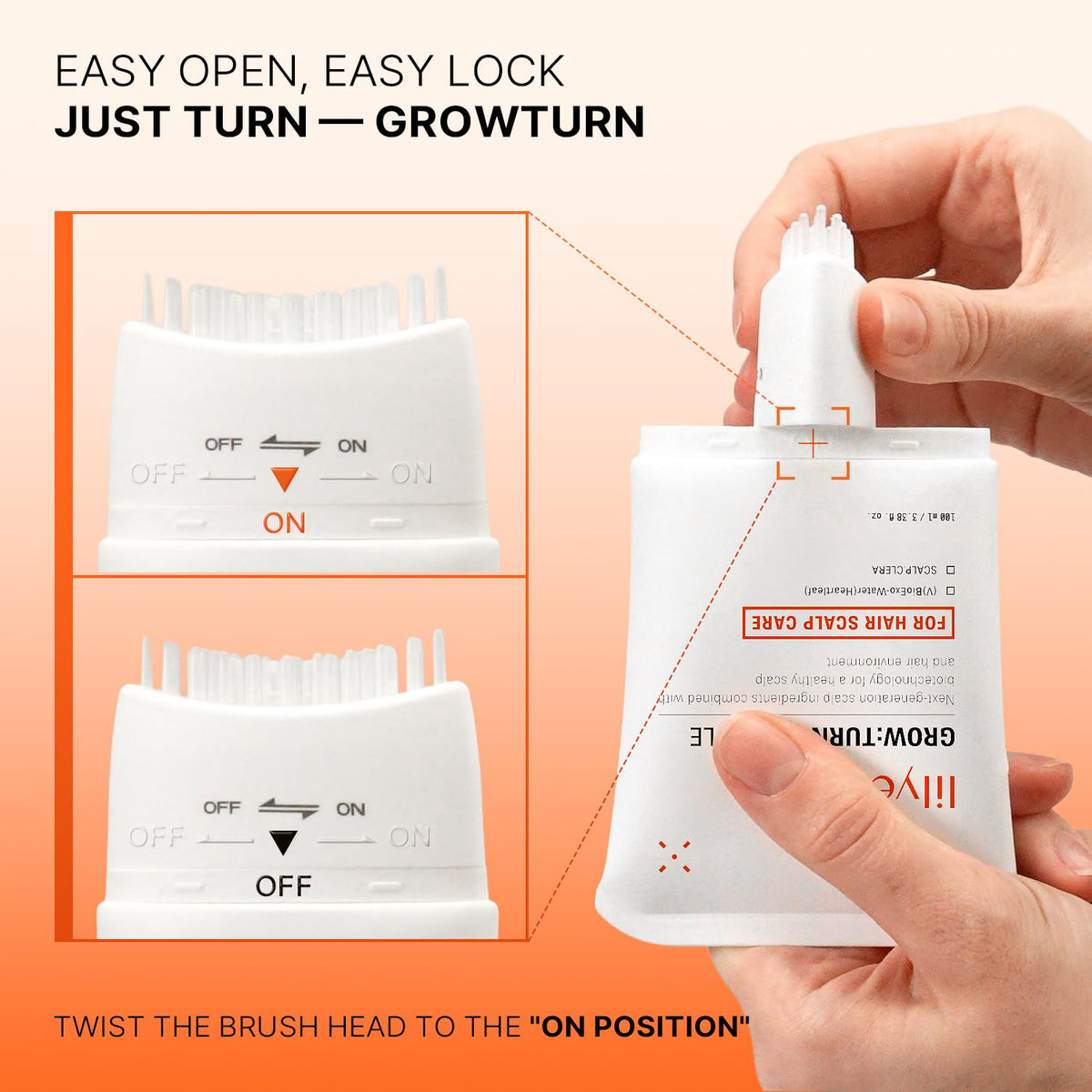 Lilyeve Grow Turn Exosome Brush Ampoule-Lilyeve Grow Turn Exosome Brush Ampoule