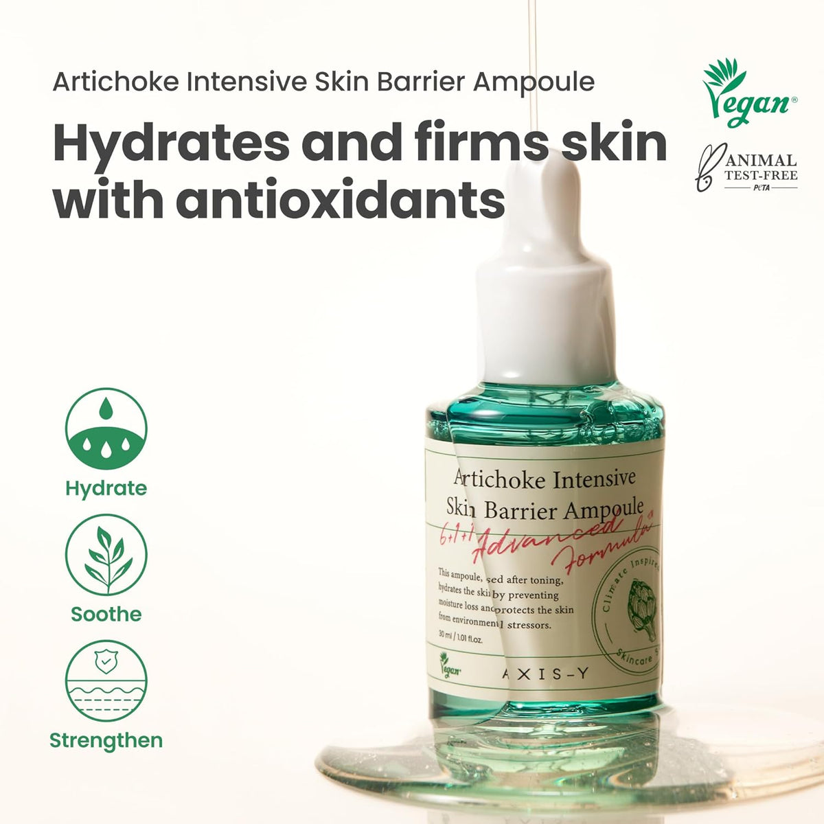 AXIS-Y Artichoke Intensive Skin Barrier Ampoule-AXIS-Y Artichoke Intensive Skin Barrier Ampoule