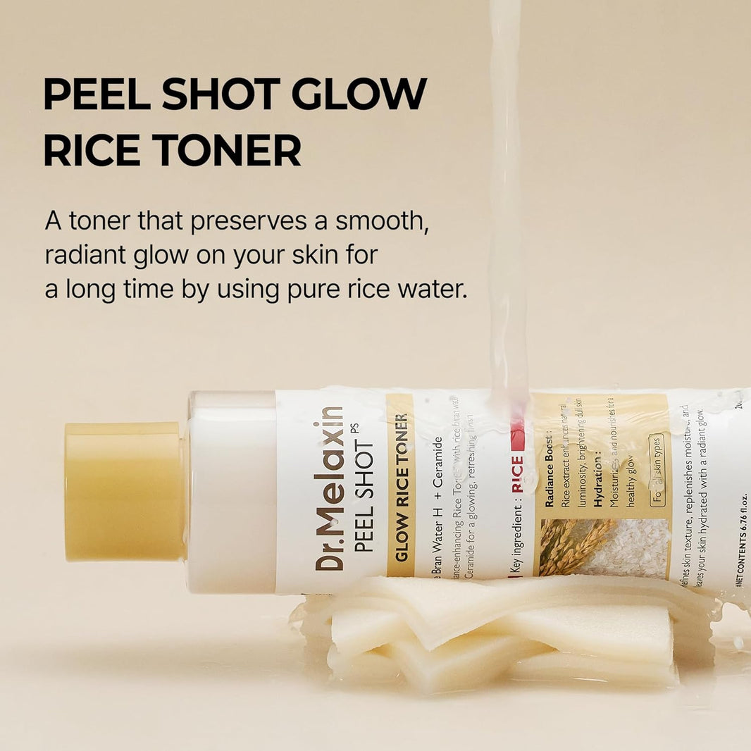 Dr. Melaxin Peel Shot Glow White Rice Toner-Dr. Melaxin Peel Shot Glow White Rice Toner