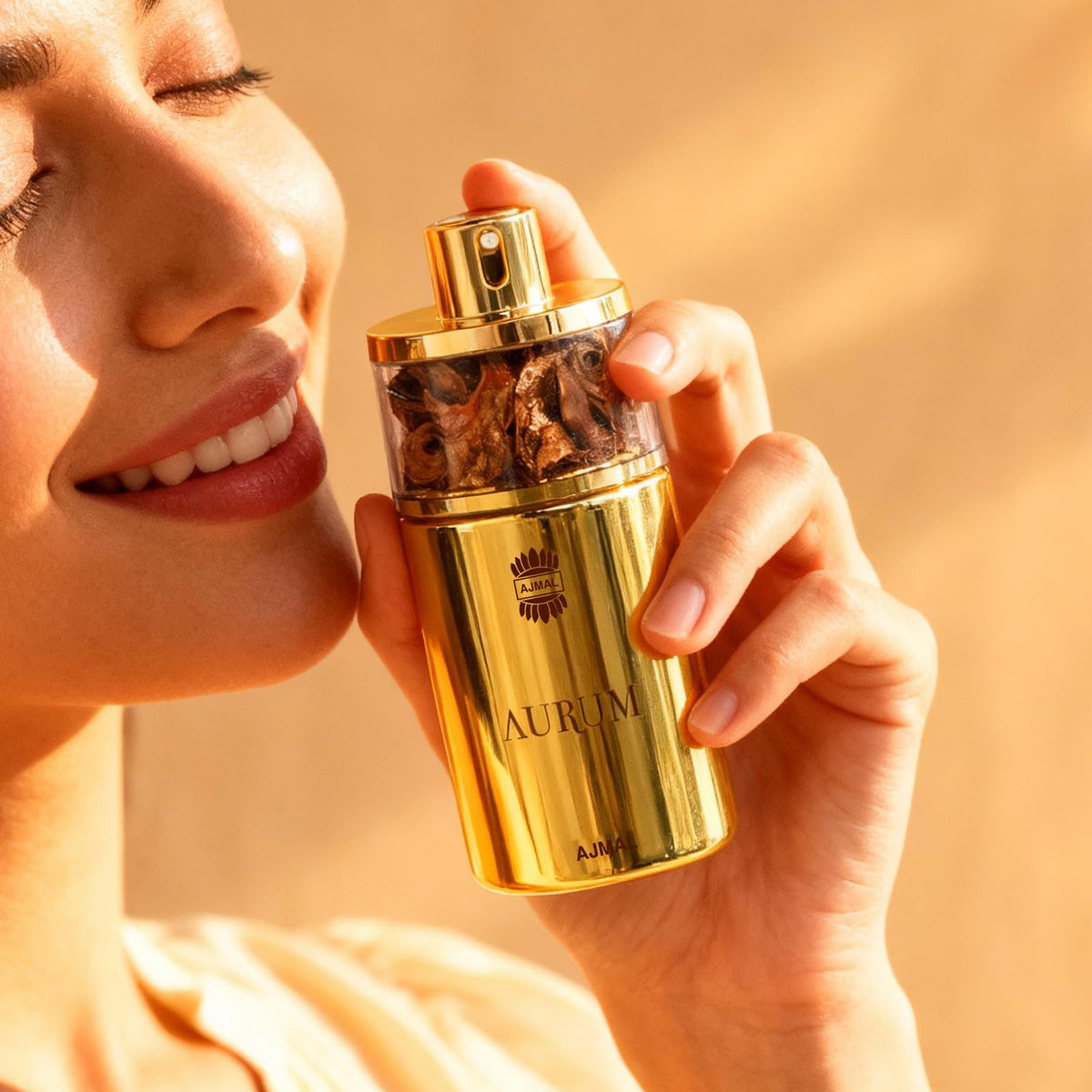Ajmal Aurum Eau de Parfum 2.5 oz (75 ml) for Women | Fresh, Fruity & Floral Oriental Perfume with Amber, Musk & Vanilla | Long-Lasting Luxury Scent from Dubai-Ajmal Aurum Eau de Parfum 2.5 oz (75 ml) for Women | Fresh, Fruity & Floral Oriental Perfume with Amber, Musk & Vanilla | Long-Lasting Luxury Scent from Dubai
