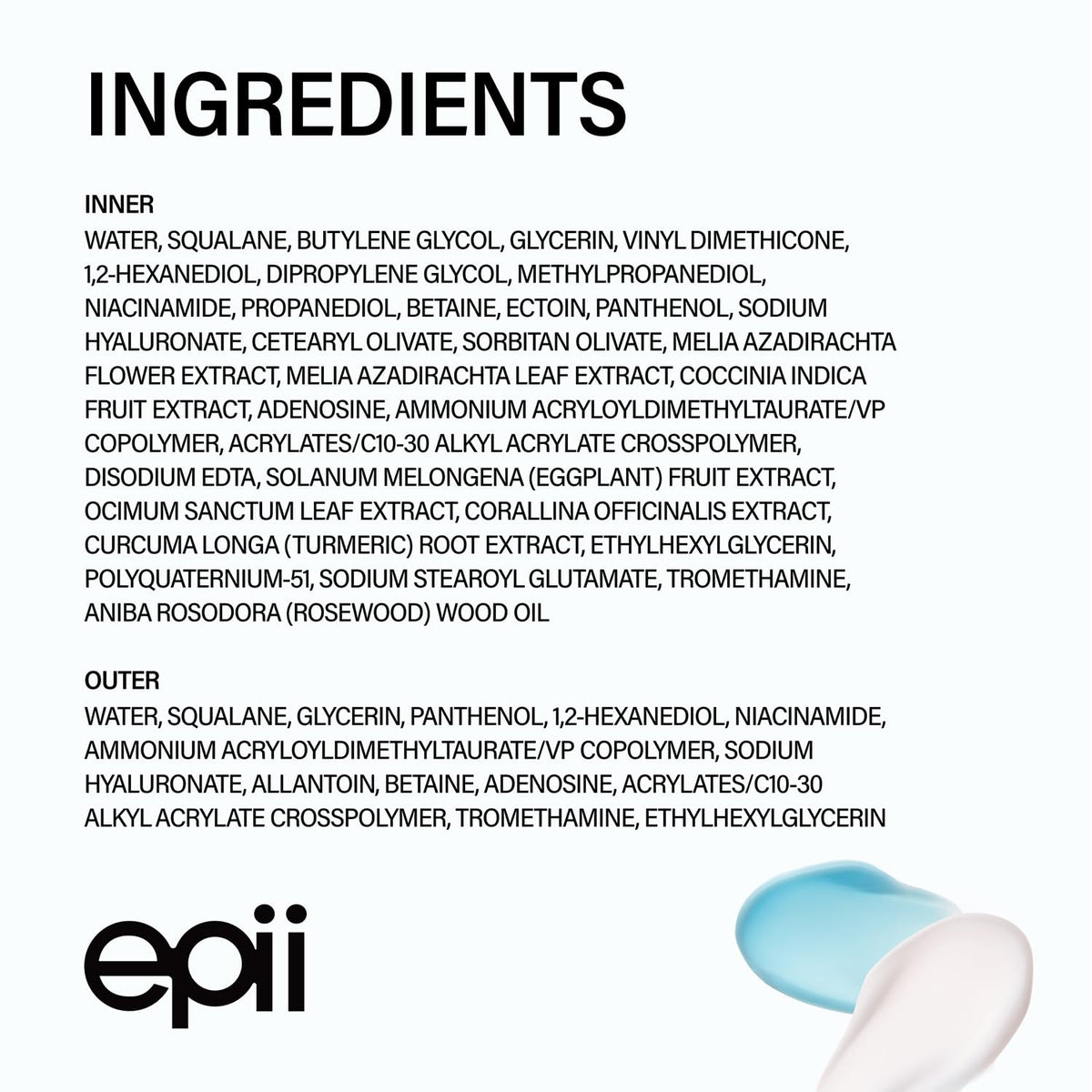 epii Double Up Cream Ectoin & Panthenol-epii Double Up Cream Ectoin & Panthenol