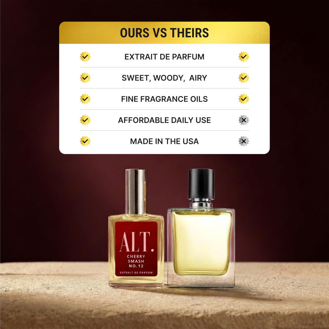 ALT. FRAGRANCES Cherry Smash No. 12, Inspired by Lost Chery Perfume for Women & Men, Unisex Perfume, Extrait de Parfum, Long Lasting Scent, 60ml-ALT. FRAGRANCES Cherry Smash No. 12, Inspired by Lost Chery Perfume for Women & Men, Unisex Perfume, Extrait de Parfum, Long Lasting Scent, 60ml