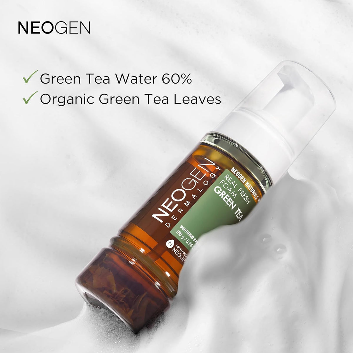 NEOGEN Dermalogy Real Fresh Foam Green Tea-NEOGEN Dermalogy Real Fresh Foam Green Tea